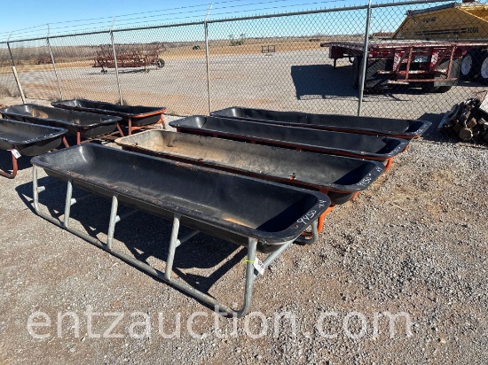 POLY FEED TROUGHS, 10'