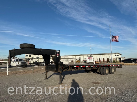 2012 DJT GN FLATBED TRAILER, 28' X 102",