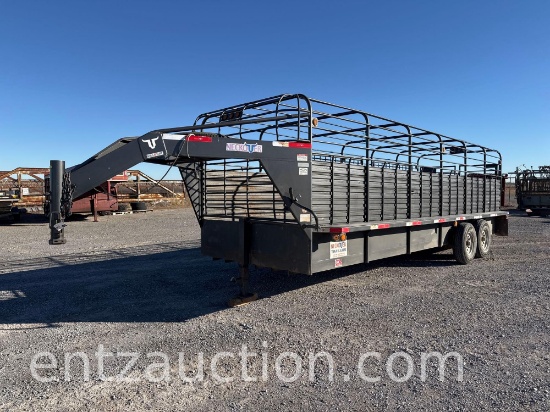 2014 NECKOVER GN TRAILER, 7' X 24', TA,
