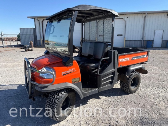 2012 KUBOTA RTV 900XT, 4X4, DIESEL, MANUAL DUMP