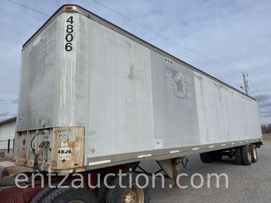 1990 TRAILMOBILE VAN TRAILER, 48' X 102",