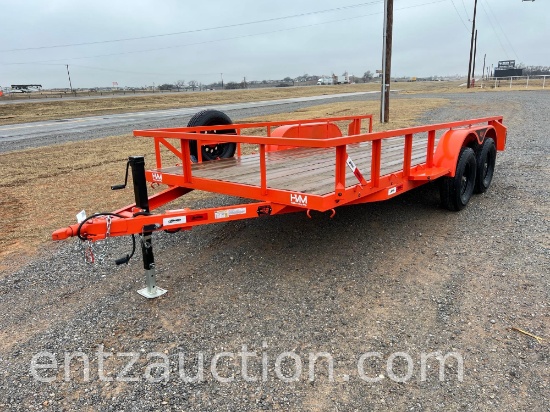 2024 HIDDEN VALLEY MANUFACTURING UTILITY TRAILER,
