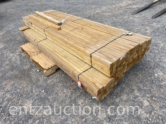 2" X 2" X 8' TREATED #1 GRADE LUMBER