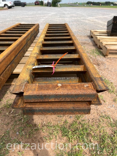 1 SET OF 80" STEEL RAMPS