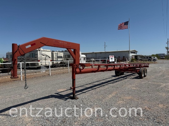 HAYVAN INLINE SELF DUMP HAY TRAILER, 42',