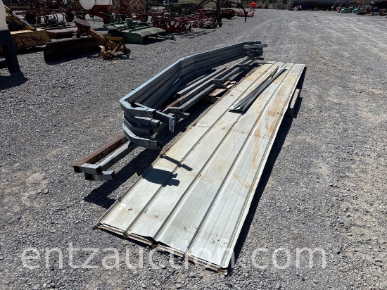 METAL CARPORT, 20' X 12' X 12', 10 SIDE POSTS