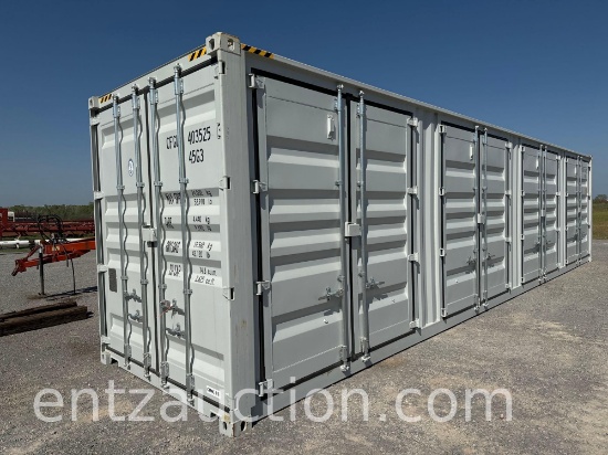 2025 SHIPPING CONTAINER, 96" WIDE X
