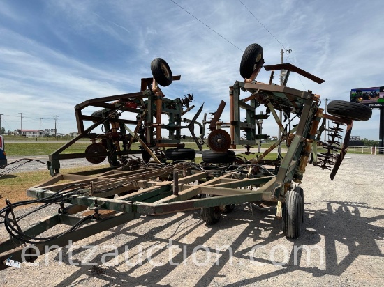 FLEX KING SWEEP PLOW, 45', WALKING TANDEMS,