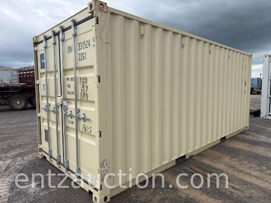 2023 SHIPPING CONTAINER, 96" WIDE