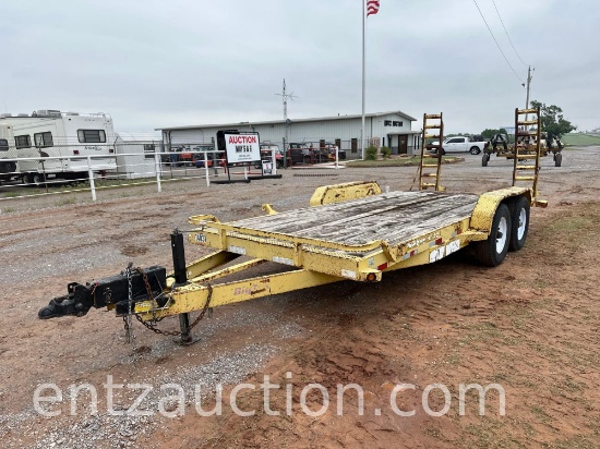 2012 BIG TEX FLATBED TRAILER, 84" X 15 1/2' W/