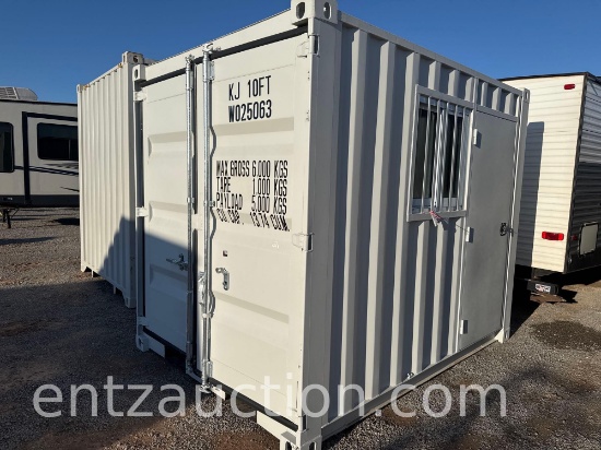 SHIPPING CONTAINER, 86" WIDE X 8' TALL