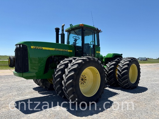 1997 JD 9300 TRACTOR, 3PT W/ QUICK HITCH,