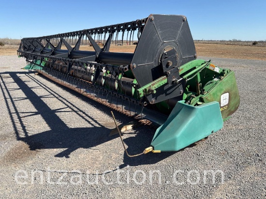 JD 930 FLEX HEADER, 30' FINGER REEL,