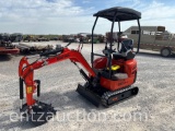 AGT MINI EXCAVATOR, MODEL: QK18K-C, 14