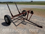 SINGLE BALE HAY TRAILER, 2 WHEEL, 2