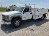 1999 CHEVY 3500 HD PICKUP, SINGLE CAB, DUALLY,