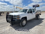2015 CHEVY 2500 PICKUP, 4 DOOR, AUTO, GAS, 4X4