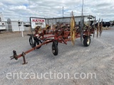 H&S 12 WHEEL BI-FOLD HAY RAKE, HYD. FOLD,