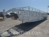 SHOPBUILT GN STOCK TRAILER, 6 1/2' X 32',