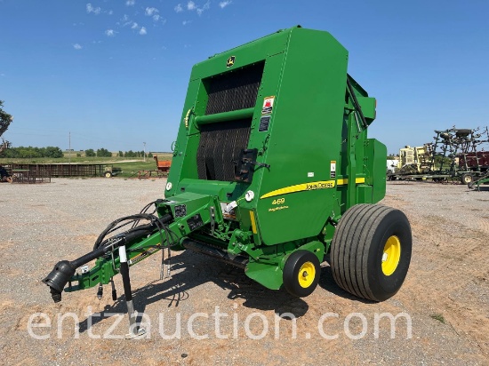 JD 469 ROUND BALER, MEGA WIDE PLUS, 1,000 PTO,