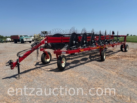 H&S 5114 HI CAPACITY RAKE, 16 WHEEL, EXTENSION,