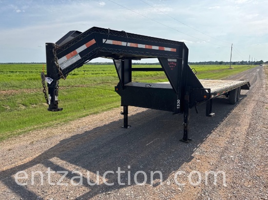 2009 LAMAR FLATBED GN TRAILER, 28' X 102",