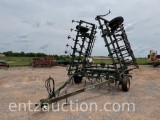 BAKER 30' FIELD CULTIVATOR, DF, 3 BAR HARROW, 9