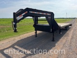 2009 LAMAR FLATBED GN TRAILER, 28' X 102