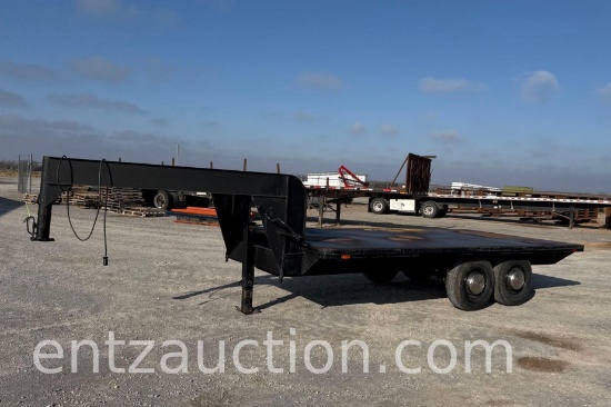 Shopbuilt Gn Steel Flatbed Trailer 93" X 16', Ta,