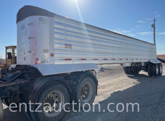 2007 Travis Alum. End Dump Trailer, 38.2', Ar,