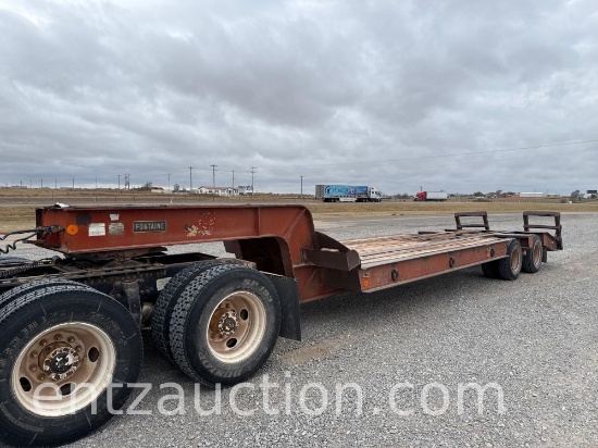 1972 Fontaine Drop Deck Dozer Trailer W/ Ramps,