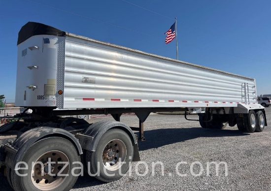 2008 Travis Alum. End Dump Trailer, 38', Ar,