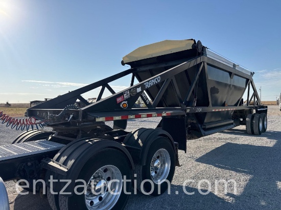 2012 Ranco Steel Belly Dump Trailer, 40', Sr,