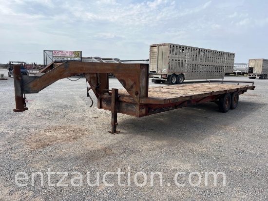 Shopbuilt Gn Flatbed Trailer, 96" X 24', Ta,