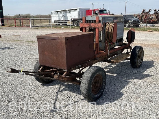 4 Wheel Trailer W/ Lincoln Sa200 Welder,
