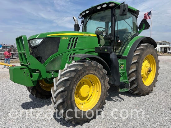 2013 Jd 6170r Tractor, Mfwd, Deluxe Cab,
