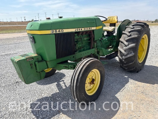 1980 Jd 2640 Tractor, 3pt, Pto, Single Hyd.,