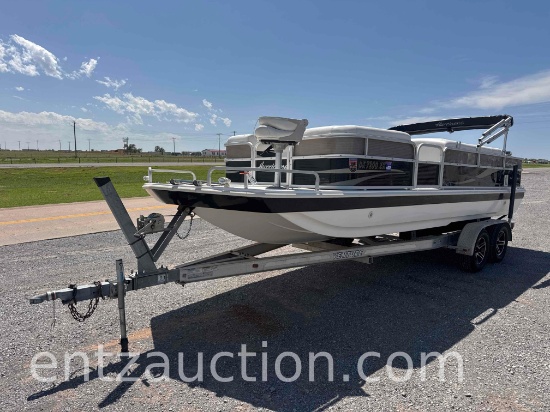 2011 Hurricane 226 Fun Deck Pontoon Boat, 22'