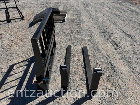 Mower King Sa -100 Skid Steer Pallet Forks,