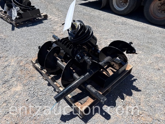 Mower King Industry Hd Skid Steer Auger W/ Direct