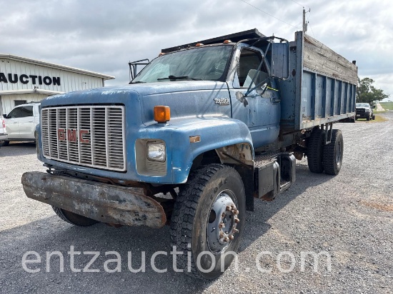 1991 Gmc Grain Truck, 366 Ton Awanda Engine, Gas,