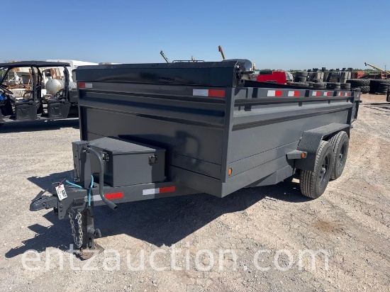 Shopbuilt Dump Trailer, 84" X 14' W/