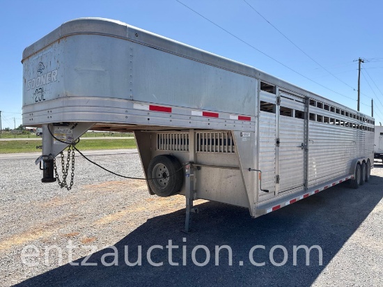 2018 Sooner Gn Alum. Stock Trailer, 8' X 32',