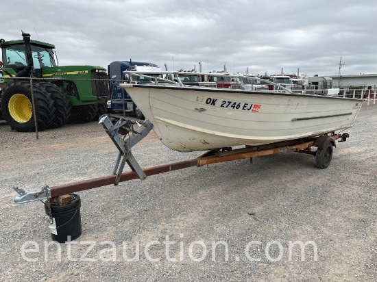 1985 Starcraft Supersport Boat, 16' W/ Trailer,