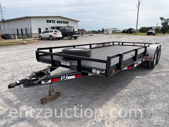 2011 Pj Car Hauler Trailer, 83" X 16' +4'