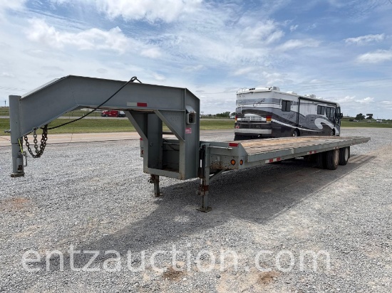 2016 Shopbuilt Gn Flatbed Trailer, 102" X 22'