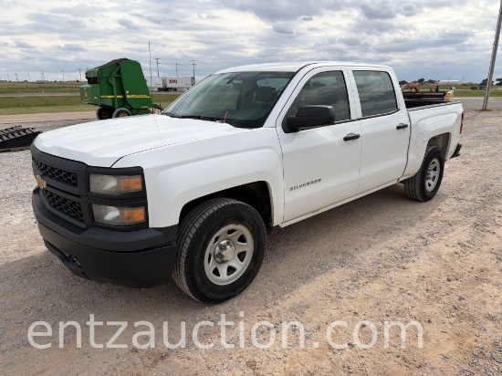2014 Chevy 1500 Pickup, V6, 4.3l, Gas, 4x4,