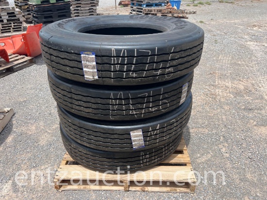 Used Goodyear 11r24.5 Trailer Tires,