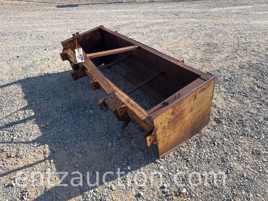 6' Box Blade, 3pt W/ Skid Steer Plate