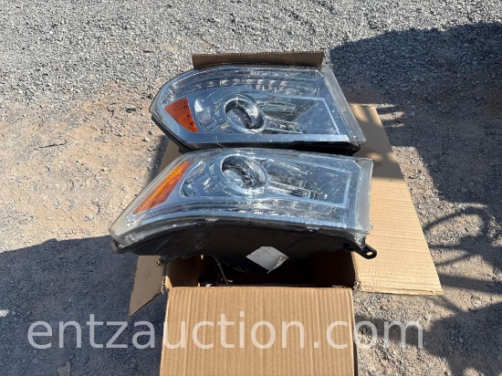 Pair Of Led Dodge 2500 Ram Headlights,